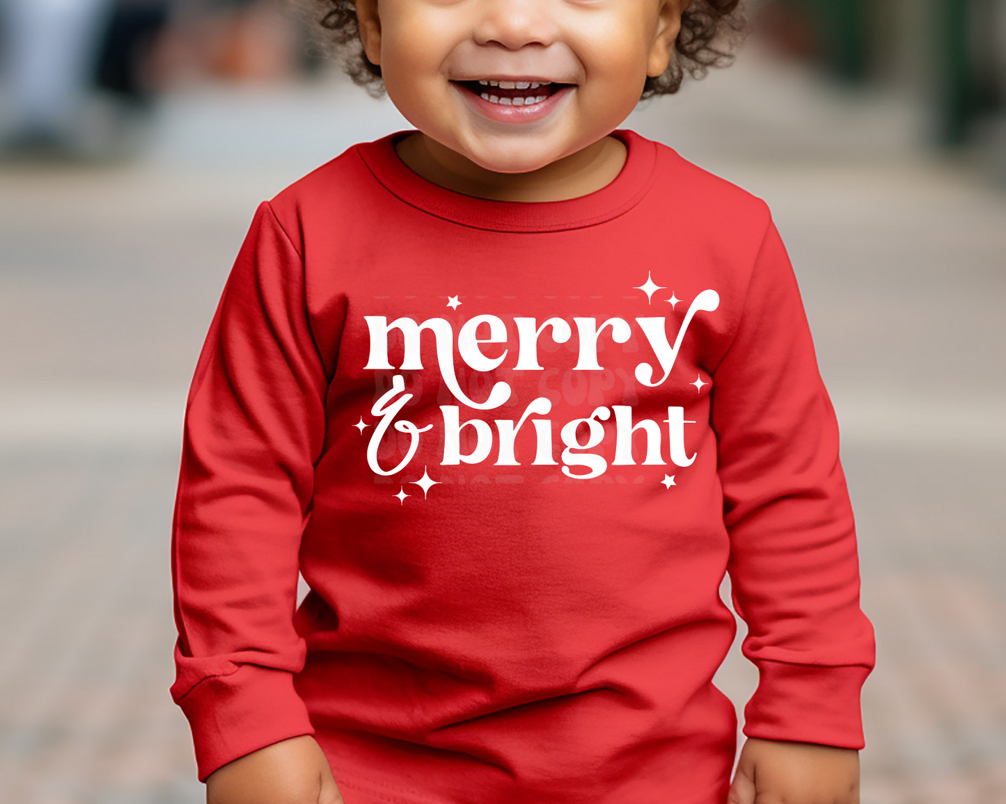Merry & Bright Youth Long Sleeve Tee