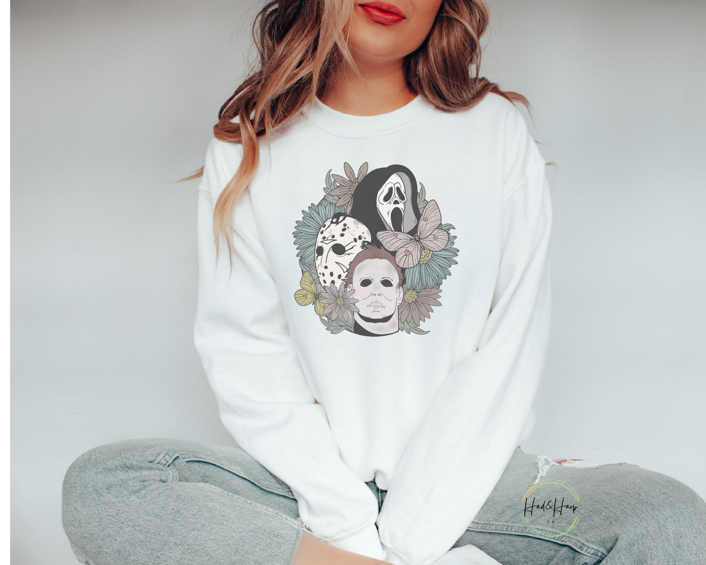 Halloween Floral Sweatshirt