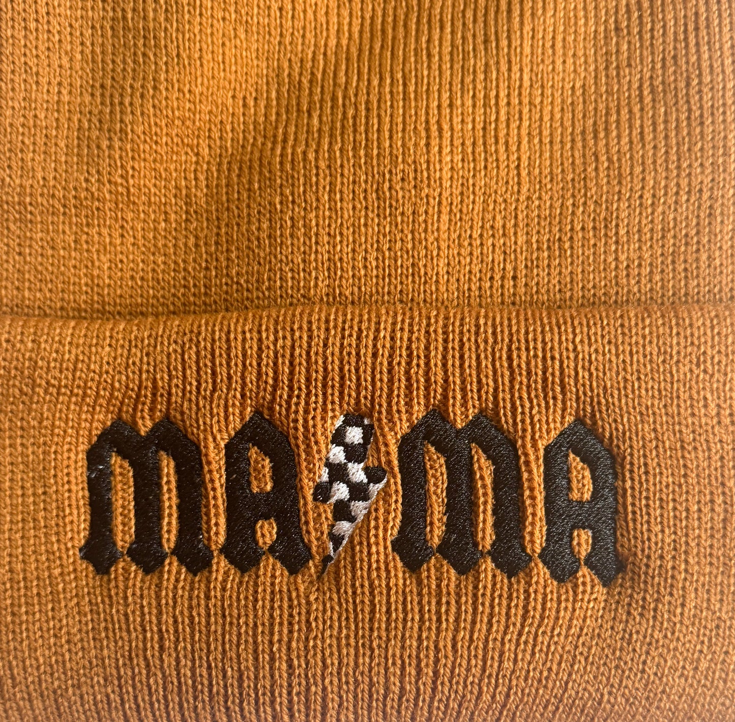 Rocker Mama Embroidered Beanie