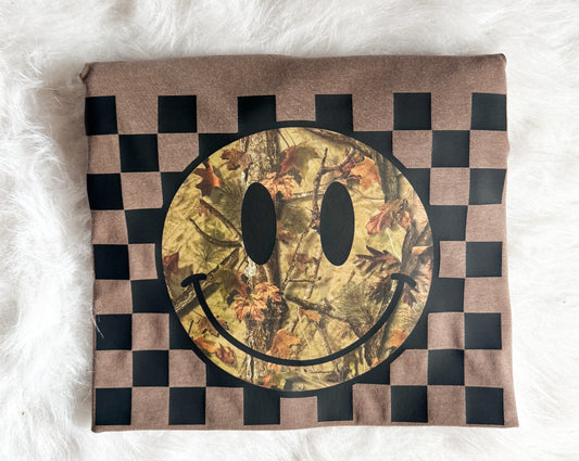 Camo Smiley Tee