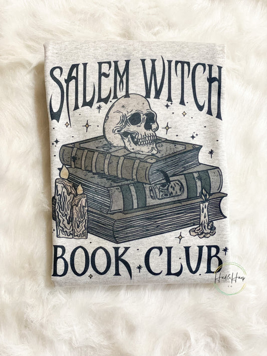 Witch Book Club- Gildan Ash Gray Sweatshirt