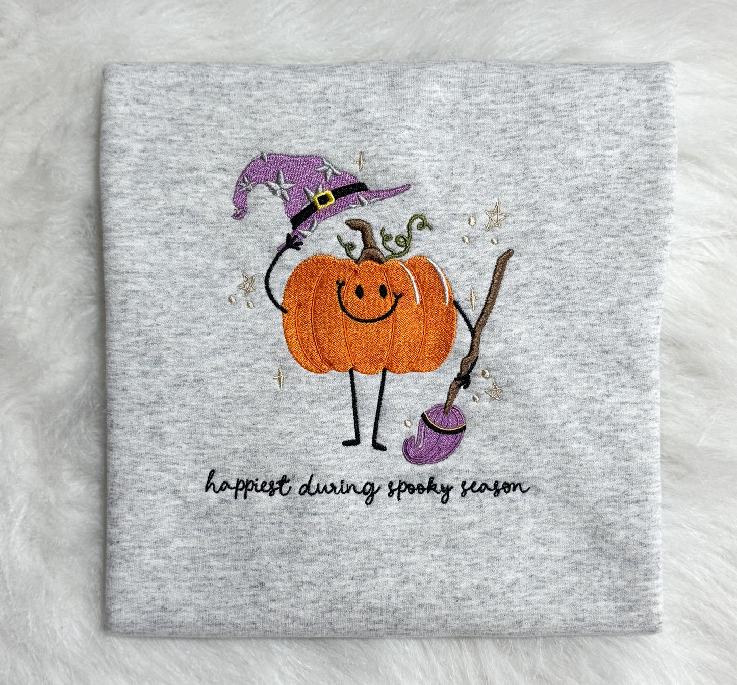 Spooky Season Embroidered Sweatshirt