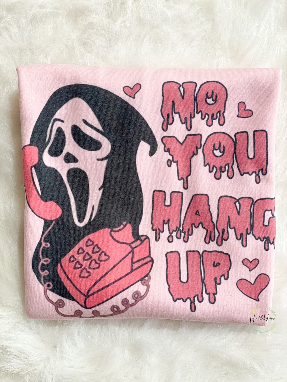 You hang up- Gildan Light Pink Sweatshirt