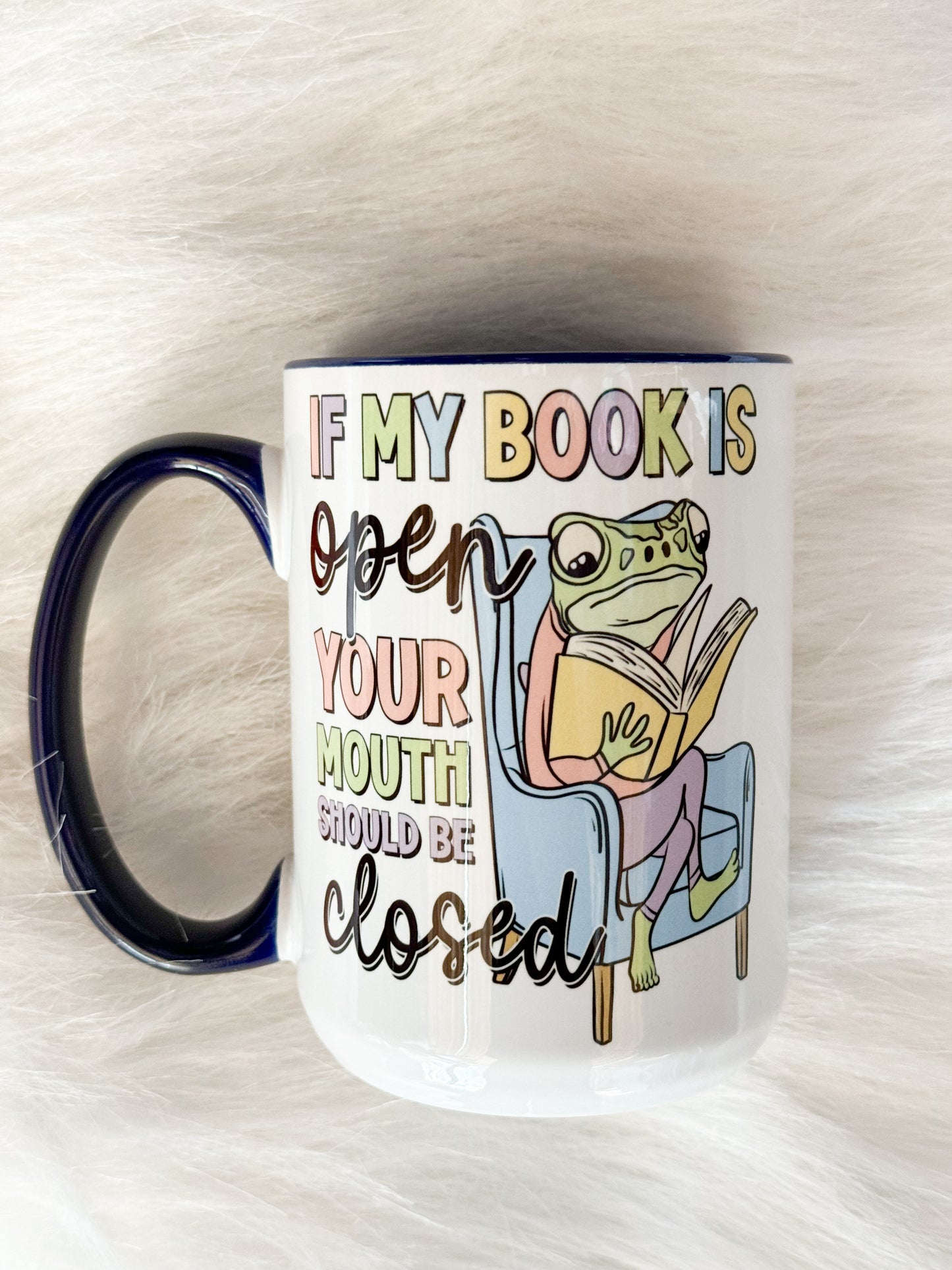 Mouth Closed 15 oz Coffee Mug