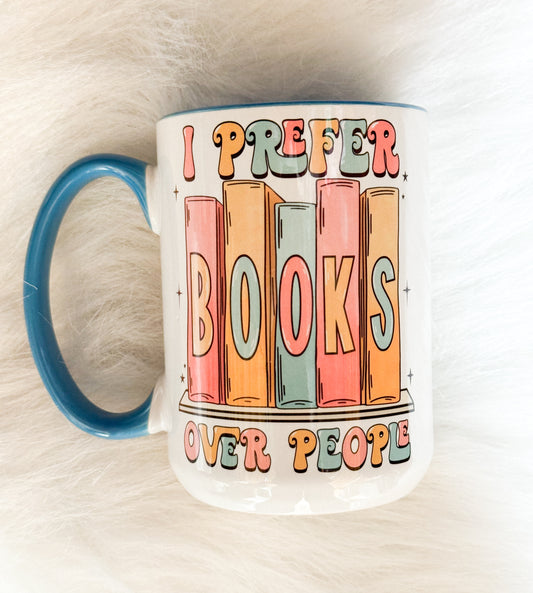 Books Over People 15 oz Coffee Mug