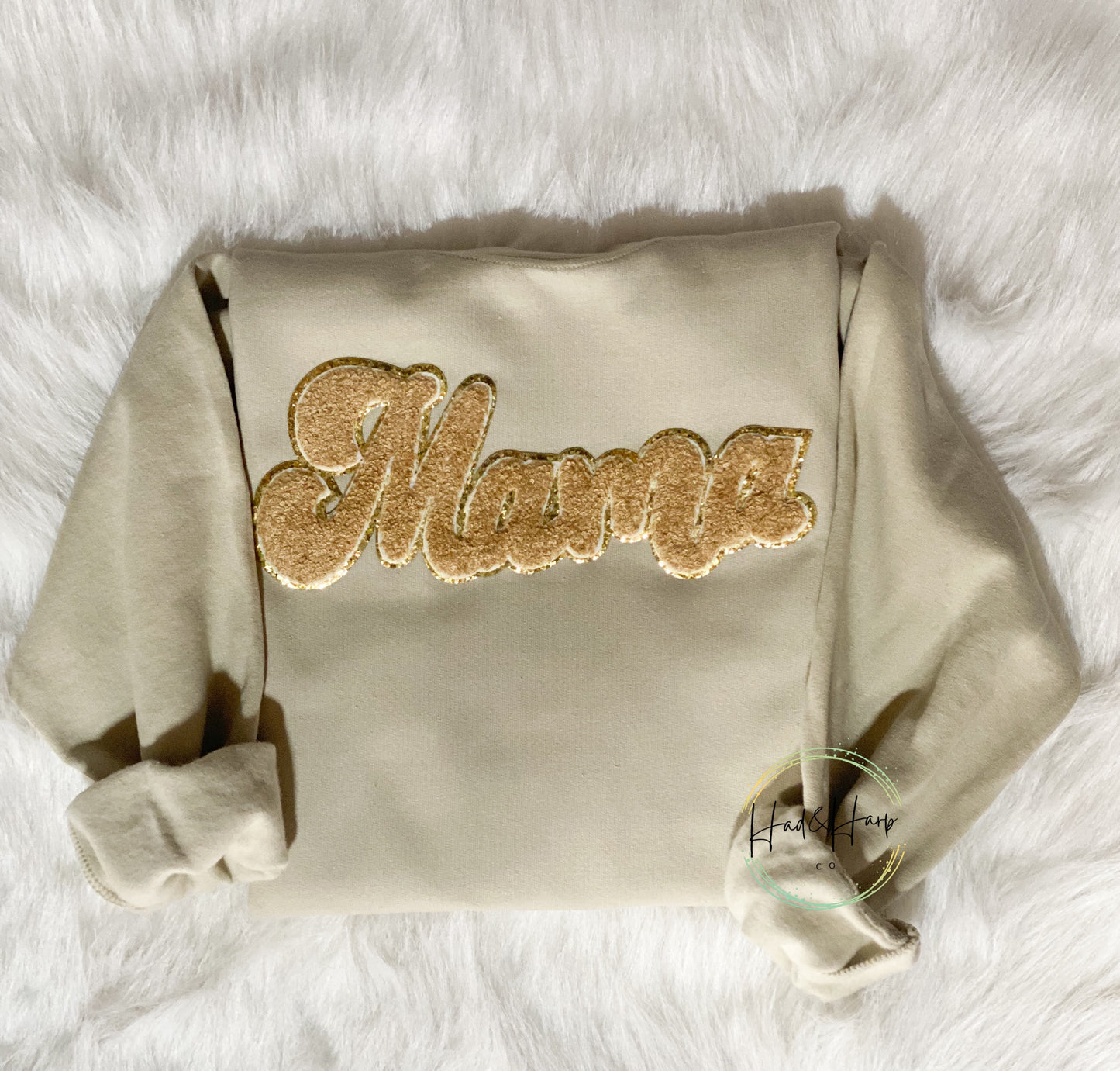 Mama Chenille Patch Sweatshirt