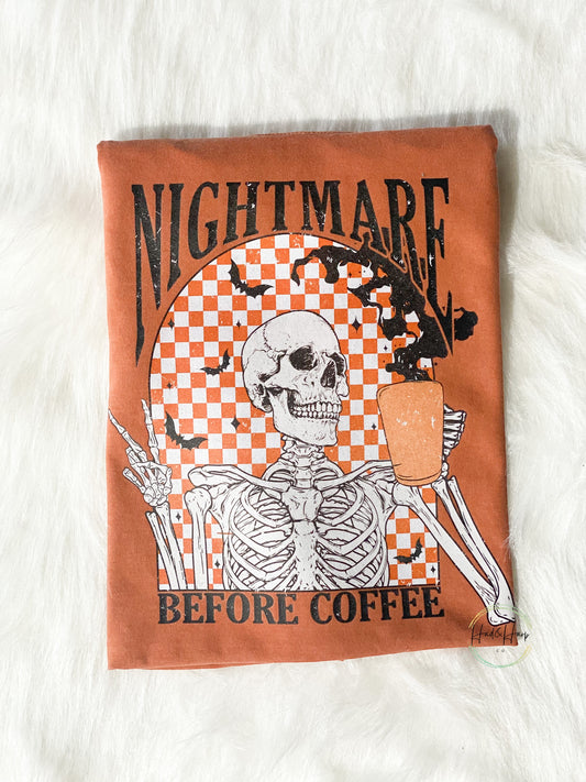 Nightmare Before Coffee Shirt