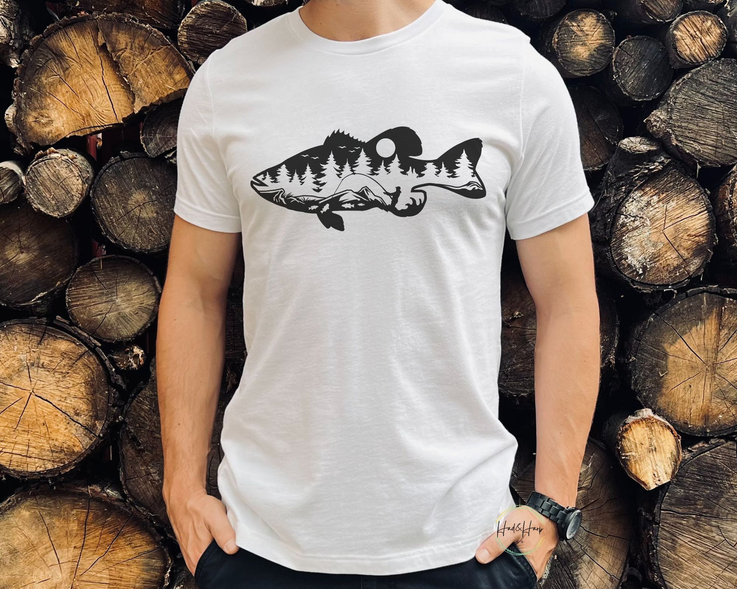 Landscape Fish Tee