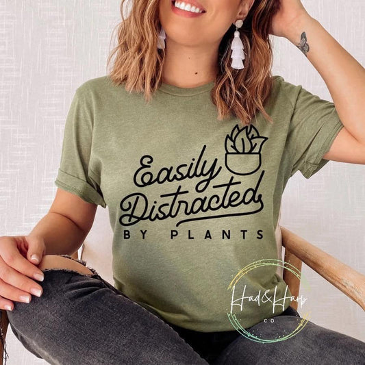 Distracted By Plants Tee