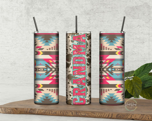 Aztec grandma tumbler