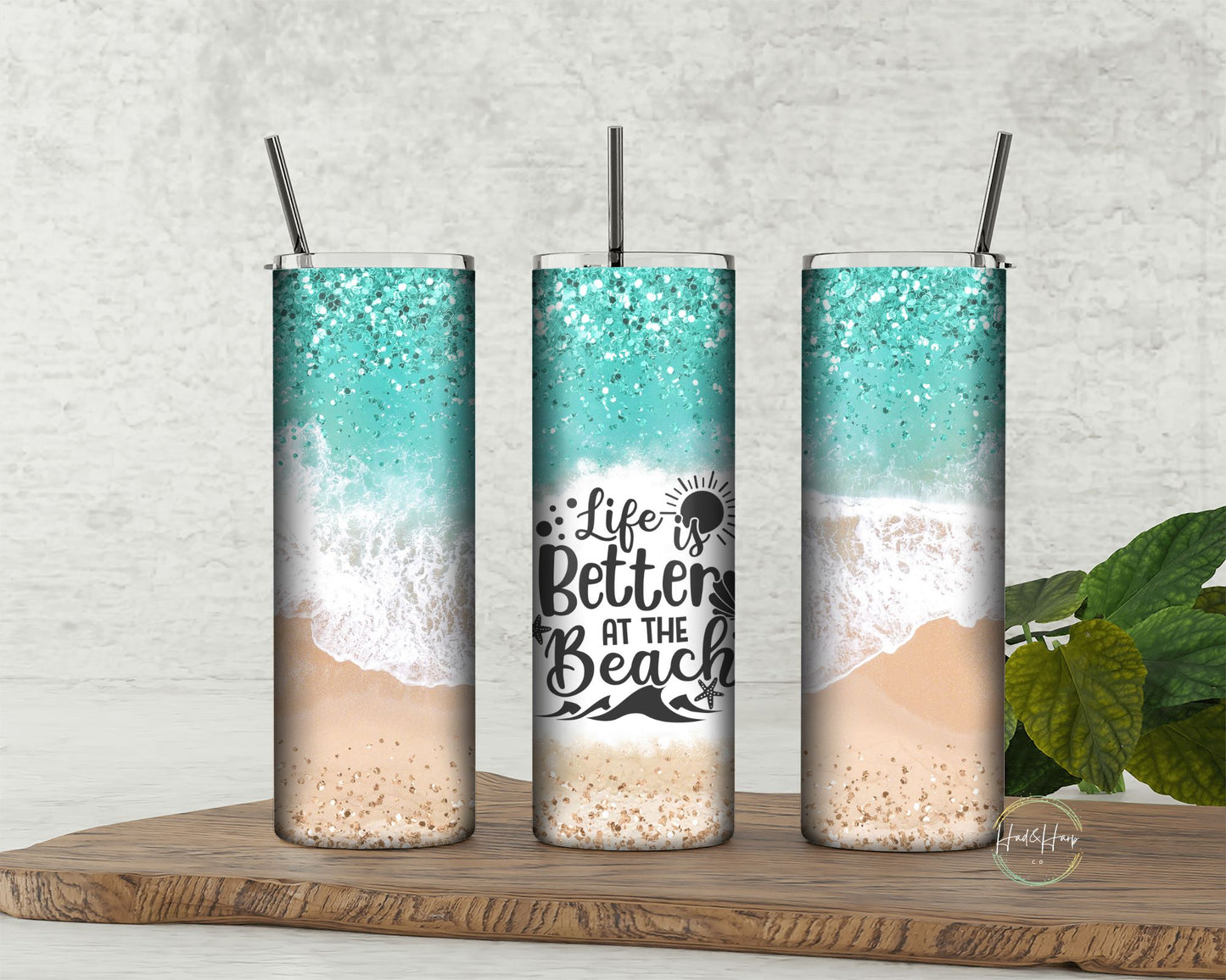 Life is better at the beach tumbler